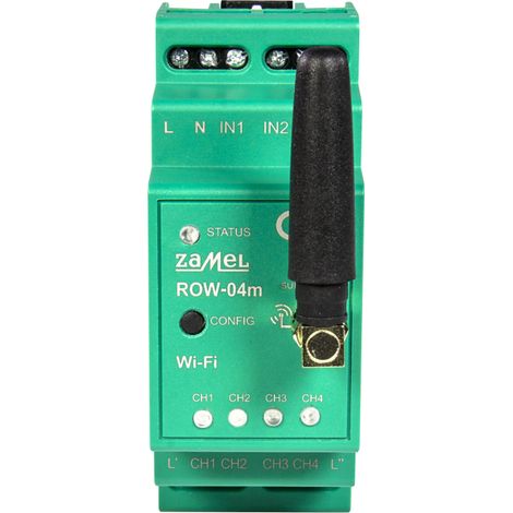 Récepteur Modulaire Wi-Fi - 4 Canaux - Vert - Contrôle Distance - Smart Home (1/3)