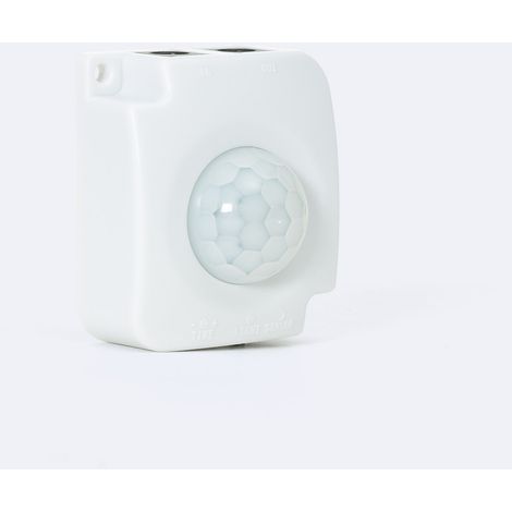 Sensore di Movimento PIR 120º per Striscia LED 12/24V DC Connettore Jack  Bianco (1/4)
