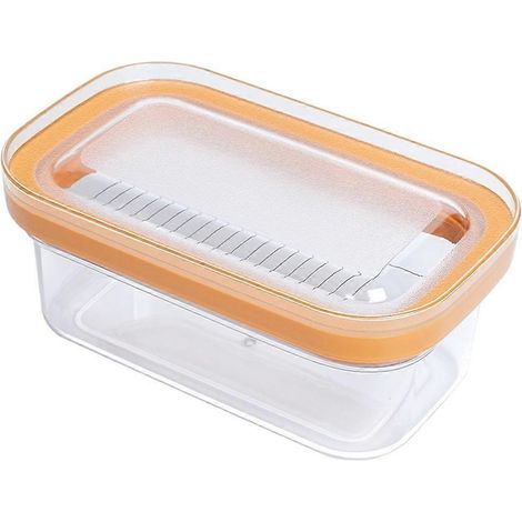 Boîte à beurre transparente en plastique, facile à utiliser. (1/4)