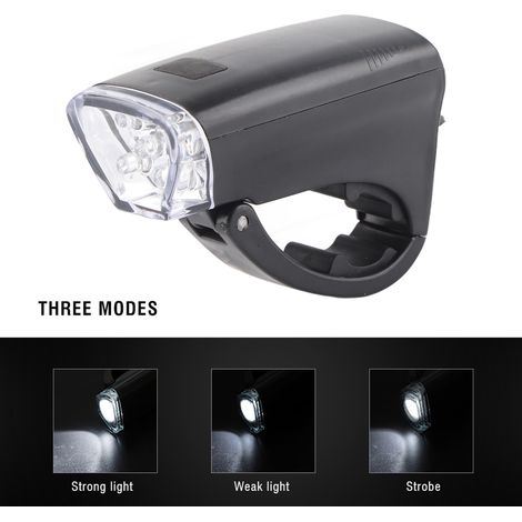 Lampe frontale de vélo LED puissante pour le cyclisme nocturne (1/5)