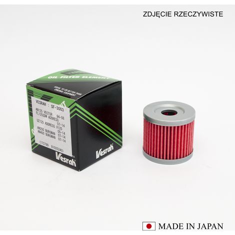 FILTRO DE ACEITE VESRAH HF131/HF971 (FABRICADO EN JAPÓN)