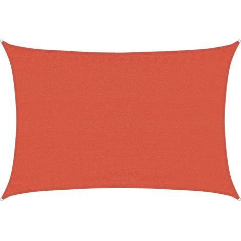 Maison Exclusive - Vela Parasole 160 g/m² Rettangolare Terracotta 3,5x4,5 m HDPE (1/5)