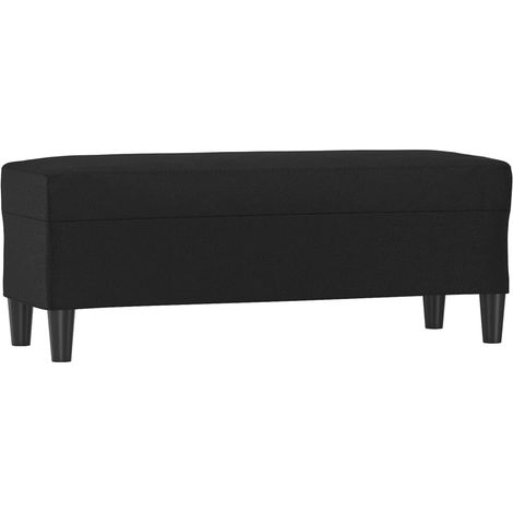 Panca panca 100 x 35 x 41 cm sintetico nero 020010475