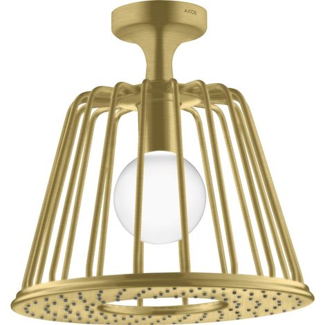 Lampe de douche 1jet AXOR DN 15 m Montage au plafond design par Nendo bru ni