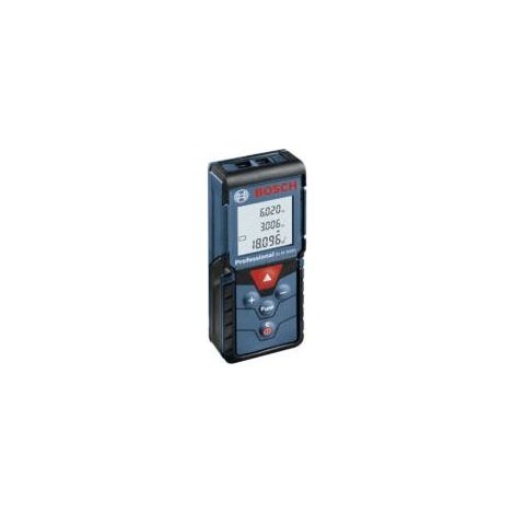 GLM4000 Laser-Entfernungsmesser, 40 m, Genauigkeit +/- 1,5 mm, wasserdicht (IP54), großes, hintergrundbeleuchtetes Display, inklusive Tragetasche, 0601072981 (1/3)