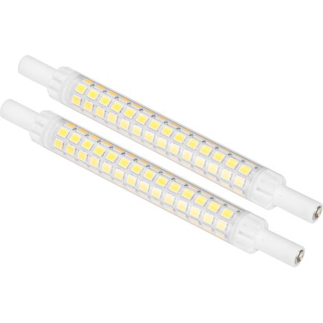 Konvolut aus 2 R7S 98LED 118mm Doppelsockellampen, warmweißes Licht, dimmbarer Strahler 200-240V (1/5)