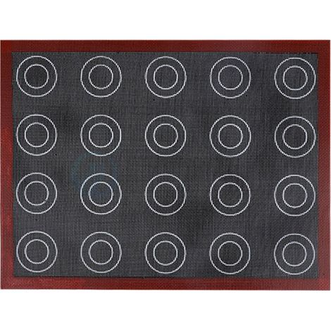 Tapis De Cuisson En Silicone - 30 x 40 cm - Antiadhésif - Perforé - Pour Plaque Demi-Format - Protection De Four - 1 Pièce (1/5)