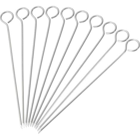 Westmark - Fackelmann spiedini cm 10 per involtini ad ago ,in acciaio inox