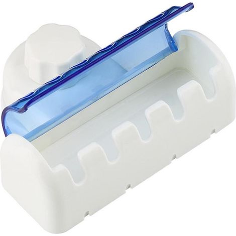 Porte-brosse à dents à ventouse, organisateur mural pour salle de bain, sans perçage