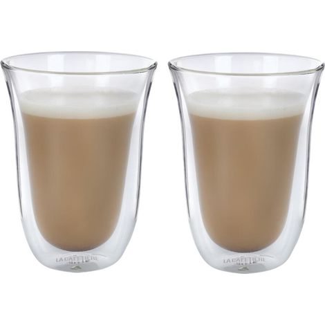 La Cafetière - Juego De 2 Tazas Para Café Con Leche, Doble Pared