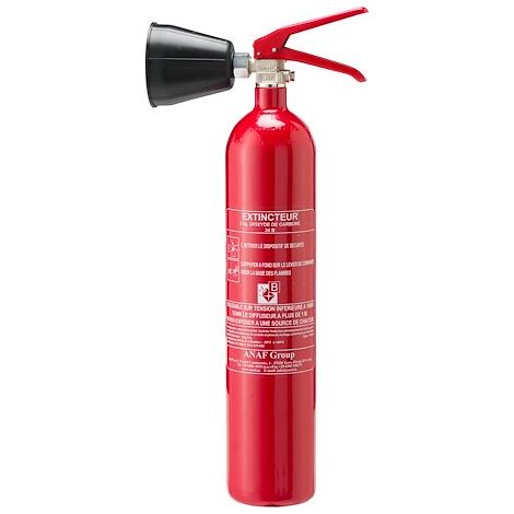 Extincteur CO2 avec diffuseur 2 Kg
