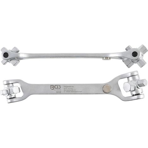 Chiave di scarico speciale 8-in-1 BGS Technic per piÃ¹ veicoli