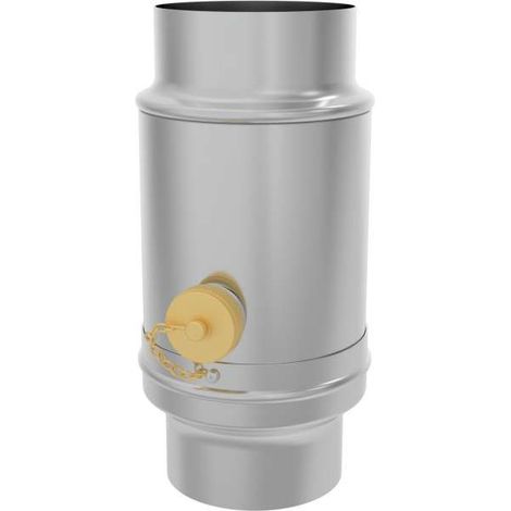 Zambelli Titanzink Wassersammler Ø 100 mm mit Schlauchanschlussset zylindrisch, 137505-ZAM (1/6)