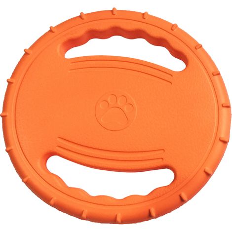 Frisian Dog Training Ring EVA Double Handle Floating Flying Dog Toy, Ideal for Outdoor Activities.