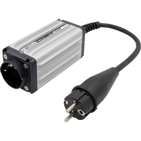 Schabus 300116 Anlaufstrombegrenzer Schwarz, Aluminium IP54