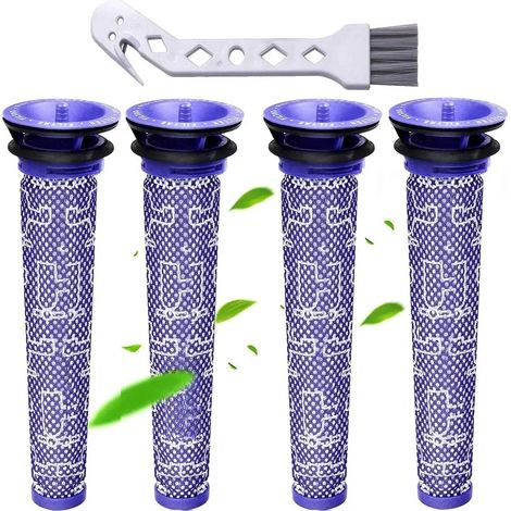 V6 V7 V8 Vorfilterpatronen Zubehör Sieb Kompatibel mit Dyson V6 DC58 DC59 DC61 DC62 DC74 V7 V8 4 Filter (1/5)