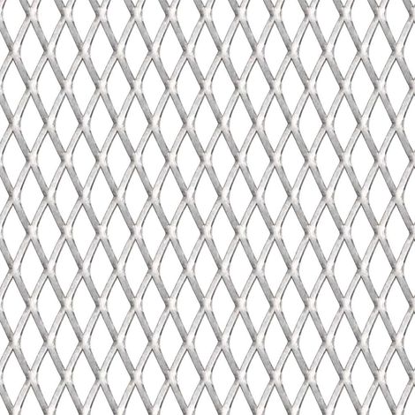 Maison Exclusive - Gittermatte Streckmetall Edelstahl 100x85 cm 2