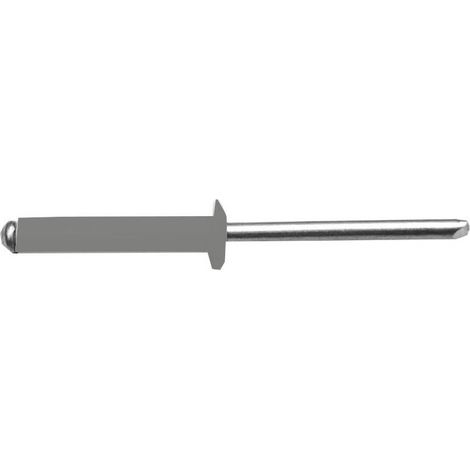500 Rivets Aveugles Tête Ronde GORIVET ALX TRS 4.8 x 12 mm - Aluminium/Acier RAL 9007 - D-Work