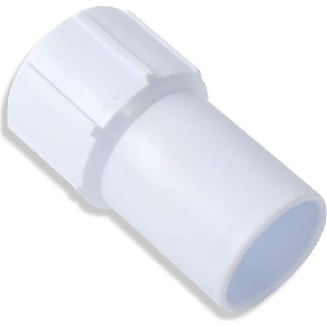 Lot de 2 Manchon de tuyau de piscine 1-1/2", manchette filetée pour tuyau d'aspiration spiralé, relie tête d'aspiration à entrée écumoire sous vide (1/3)
