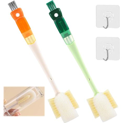 2 Pièces Goupillon Bouteille 5 en 1 Goupillon Biberon Suspendu (1/5)