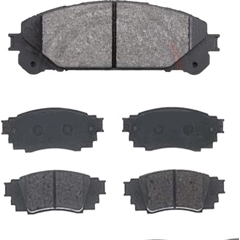 KIT PASTIGLIE FRENO ANTERIORI E POSTERIORI compatibile con MASERATI GHIBLI III (M157) / PASTIGLIE FRENANTI AUTO OEM P23115,P23180 / SOSTITUZIONE DIRETTA / BASSA POLVERE / SILENZIOSO