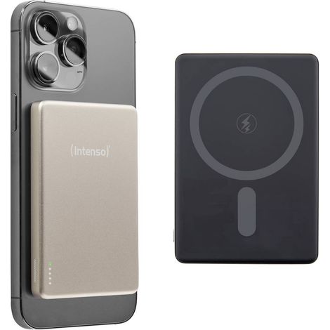 Intenso Intenso Power Bank MW5000 champagne Power bank 5000 mAh Consegna di potenza LiPo USB-C® Champagne (1/4)