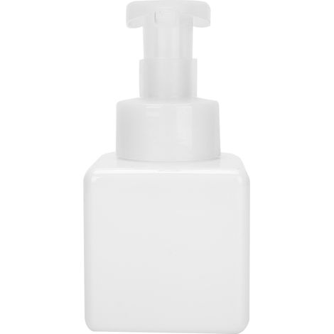 Distributeur De Savon Moussant 250ml - Bouteille En Pet Pour Liquide Visage Et Corps - Pompe Mécanique Blanche - Lot De 1 (1/5)