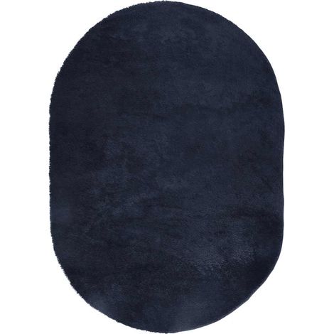 Maison Exclusive - Teppich Shaggy Hochflor NAVARRA Marineblau 300