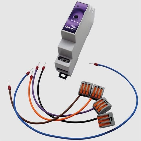 Horloge Bluetooth connectée On.e – Gestion intelligente de piscine – Pilotage à distance via application – Installation facile dans coffret électrique – Wa Conception