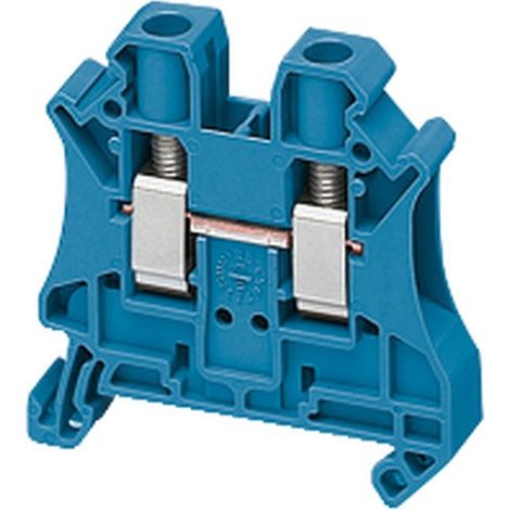 Borne conex tornillo LINERGY 6mm² ajuste en clip 1000 V juego de 50 unidades azul