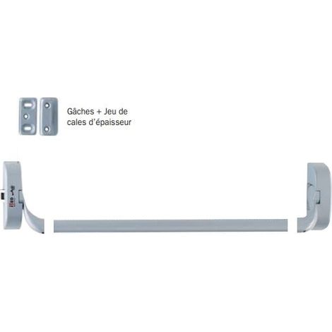 Iseo Cavers – Supports IDEA barre antipanique 1130mm – Mécanisme H/B avec gâche et cales – Non coupe-feu – 9414000705