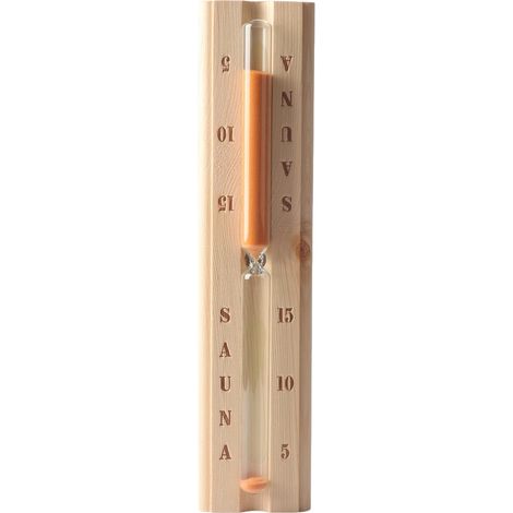 Sablier de sauna 15 minutes, sablier rotatif en bois, sablier résistant à la chaleur pour le sauna spa (1/5)