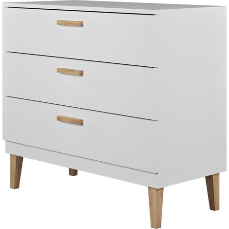 Kubi Commode enfant 100 cm avec 3 tiroirs (1/5)