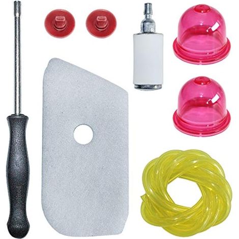 Kit de réparation d'outils réglables pour filtre à air et carburant Kurihina pour tondeuse Husqvarna 128L 128C 128R 128LDX 128LD 128RJ, 530150253 (1/4)