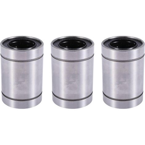 bagues de roulement à billes à mouvement linéaire avec joint en caoutchouc double face LM25UU 25 mm x 40 mm x 59 mm (1/5)