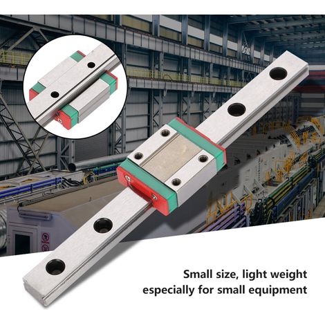 1 bloc de guidage linéaire miniature LML12B de 12 mm de largeur (150 mm) (1/5)