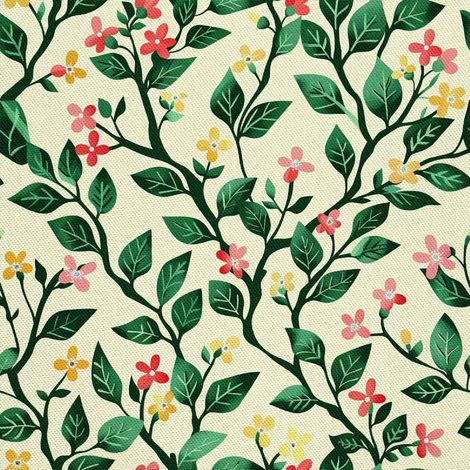 Tela decorativa para exteriores Oxford - Motivo primaveral I DX7549 (1/5)