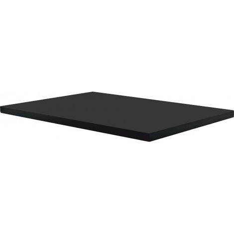 Deante Correo mensola da parete nera opaca 36,7 cm