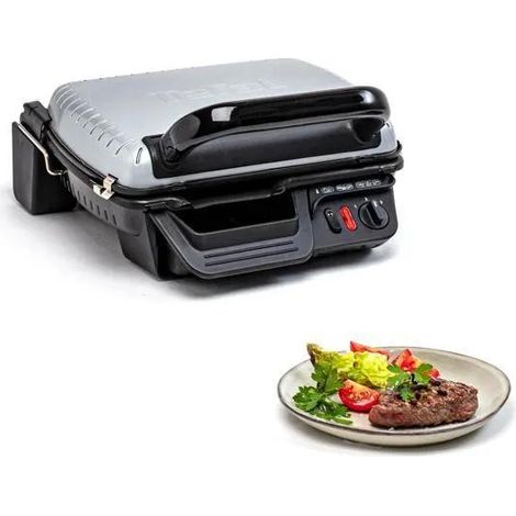 Tefal Ultra Compact Classic Grill Silber 2000W