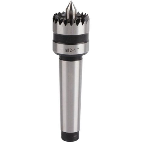 Centre De Poupée Mobile - Pour Tour À Bois Et À Métaux - Précision 0 01 Mm - Type Mt2 - Acier Haute Résistance - 1 Pièce (1/4)
