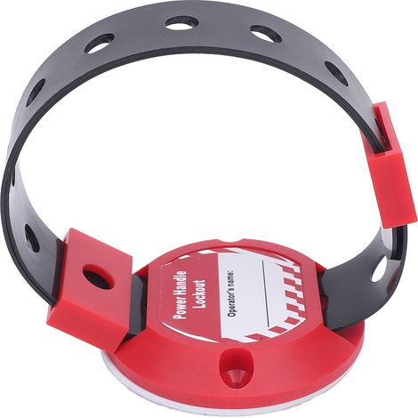 BD D25 2 serrure de poignée de panneau électrique  Sécurité isolée ABS pour 8 à 16mm (1/5)