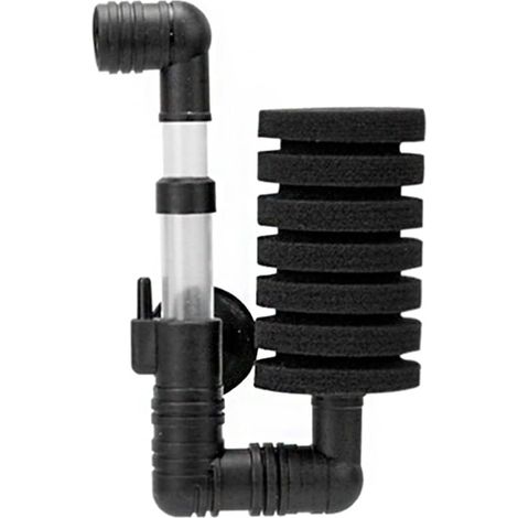 Filtre éponge biochimique pour aquarium jusqu'à 60 l - Noir (1/5)