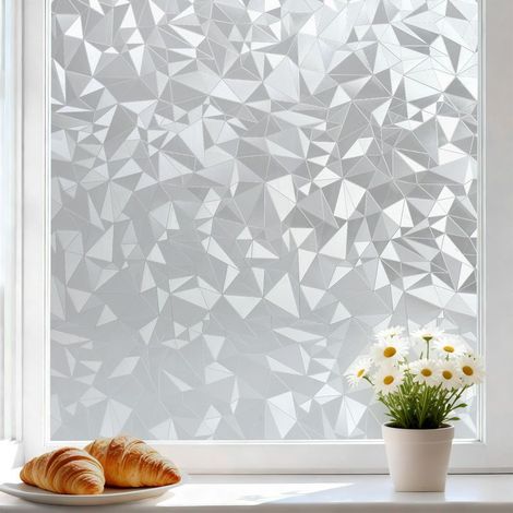 Milchglasfolie, elektrostatische Folie, 44 x 200 cm (1/4)