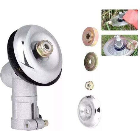 Renvoi d'angle Debroussailleuse 26mm, Tête d'engrenage Debroussailleuse Universelle Boîte de Vitesse de Tondeuse à Gazon pour Coupe Herbe/Tronconneuse(7 Dents) (1/5)