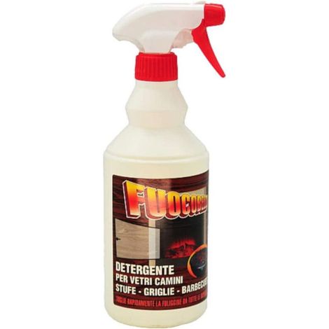 "Fuocobello" Nettoyant Vitres Poêles Et Cheminées 750Ml Accessoires Chauffage