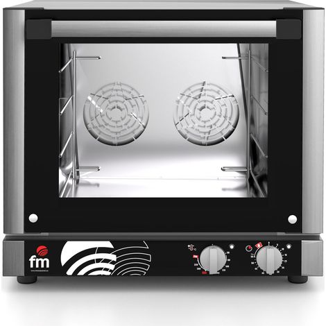 Four à Air Pulsé Professionnel en Inox 3100 W - 450 x 340 x 345 mm  - FM