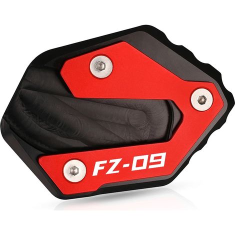 (LOGO FZ09) Accessoires moto MT-09 FZ-09 : béquille latérale, extension et coussinet compatibles avec YAMAHA MT 09 MT09 FZ09 2013 - 2024 maxpower (1/4)