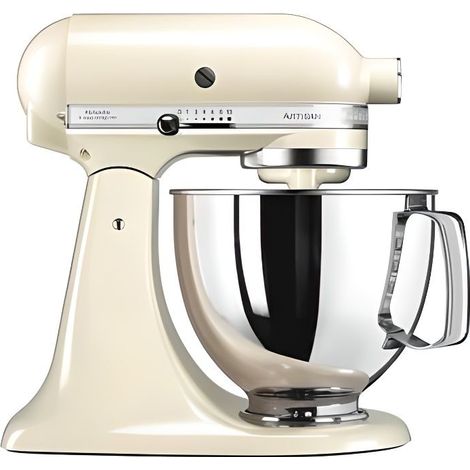 Robot de cocina Kitchenaid ARTISAN crema 4,8L -5KSM125EAC (1/3)