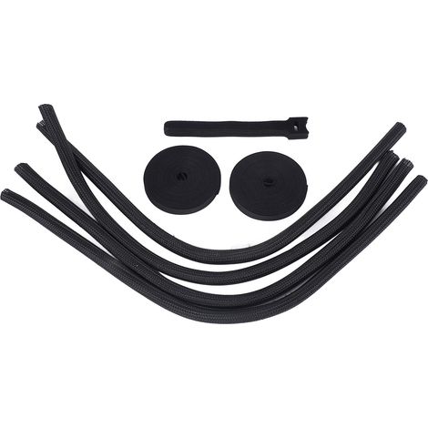 Kits de gestion de câbles (173 pièces) : supports de câbles auto-adhésifs multifonctionnels pour ordinateur de bureau et appareils électroniques domestiques. (1/5)