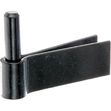 Alberts 306786 Morsetto per muratura, gancio a muro F, blu galvanizzato, arretramento Ø16 mm, 105 x 40 mm